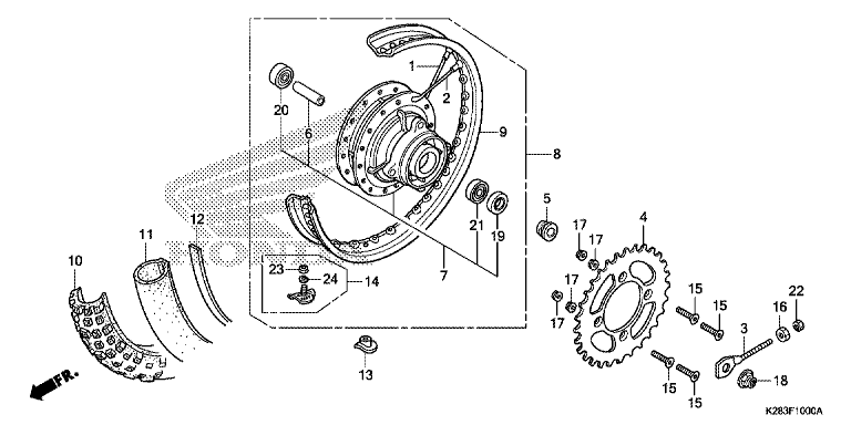 REAR WHEEL