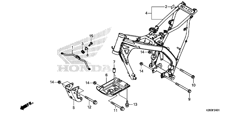 FRAME BODY (CRF125F/FB K)