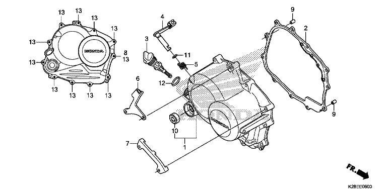 RIGHT CRANKCASE COVER