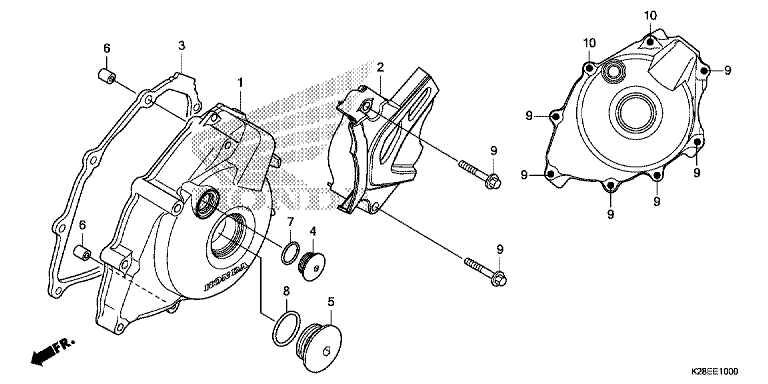 LEFT CRANKCASE COVER