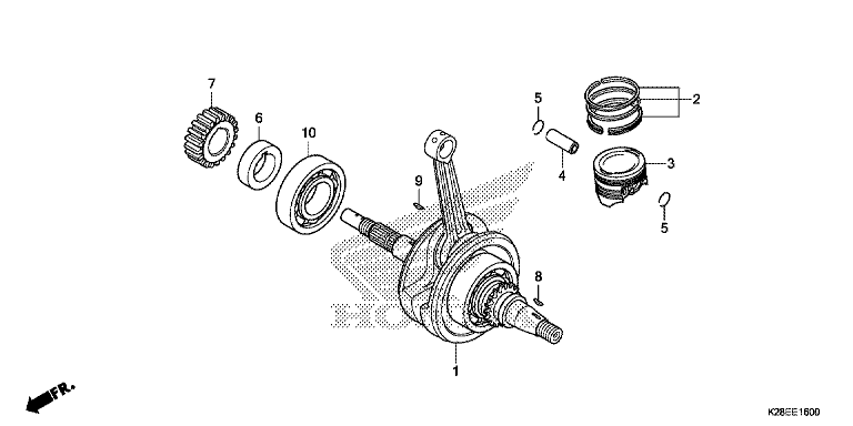 CRANKSHAFT/PISTON