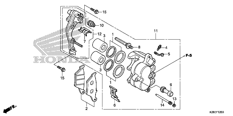 FRONT BRAKE CALIPER