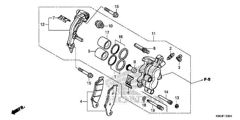 FRONT BRAKE CALIPER