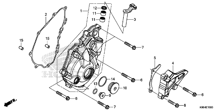 LEFT CRANKCASE COVER