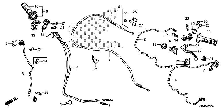 HANDLE LEVER/SWITCH/CABLE