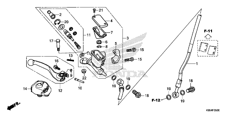 FRONT BRAKE MASTER CYLINDER