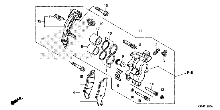 FRONT BRAKE CALIPER