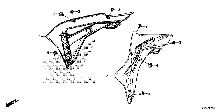 RADIATOR SHROUD (CRF250RX)