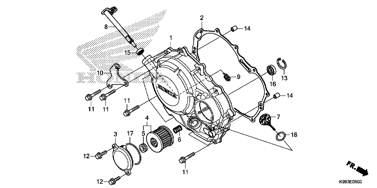 RIGHT CRANKCASE COVER