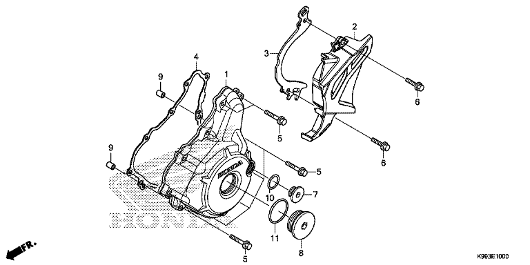 LEFT CRANKCASE COVER