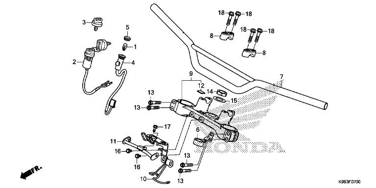 HANDLE PIPE/TOP BRIDGE