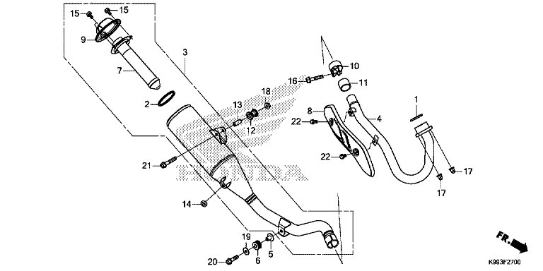 EXHAUST MUFFLER