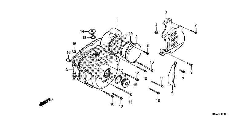 LEFT CRANKCASE COVER