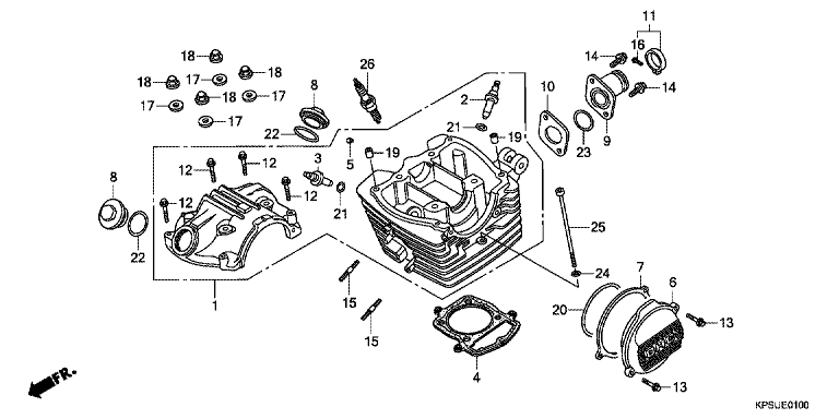 CYLINDER HEAD COVER/CYLINDER HEAD