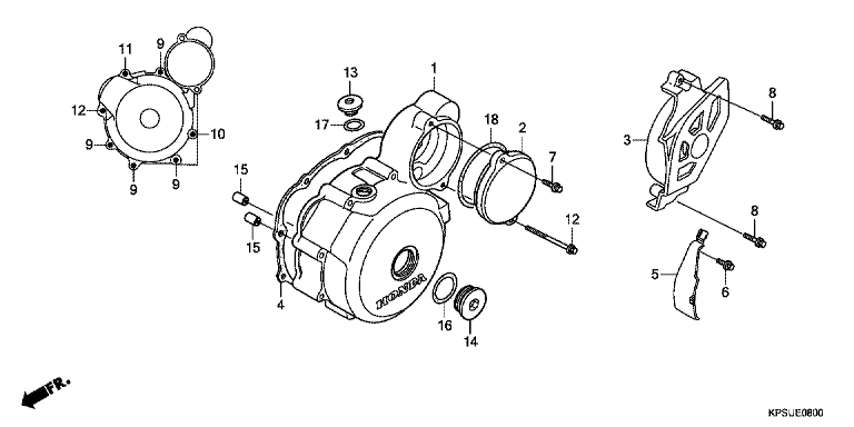 LEFT CRANKCASE COVER