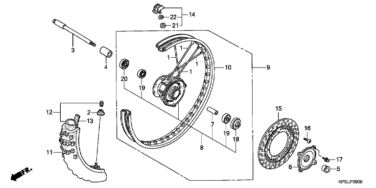 FRONT WHEEL