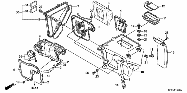 HONDA CRF 230 F 2014 - 1254298386