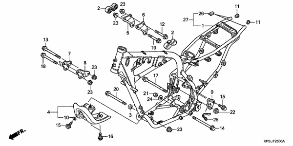 HONDA CRF 230 F 2014 - 1254298386