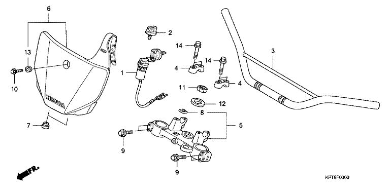 HANDLE PIPE/TOP BRIDGE