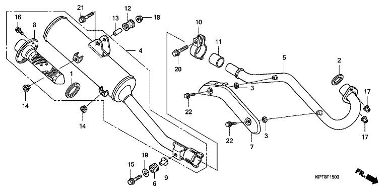 EXHAUST MUFFLER