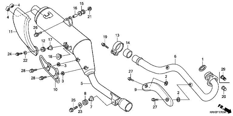 EXHAUST MUFFLER