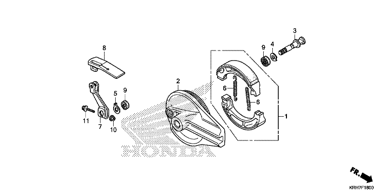 REAR BRAKE PANEL