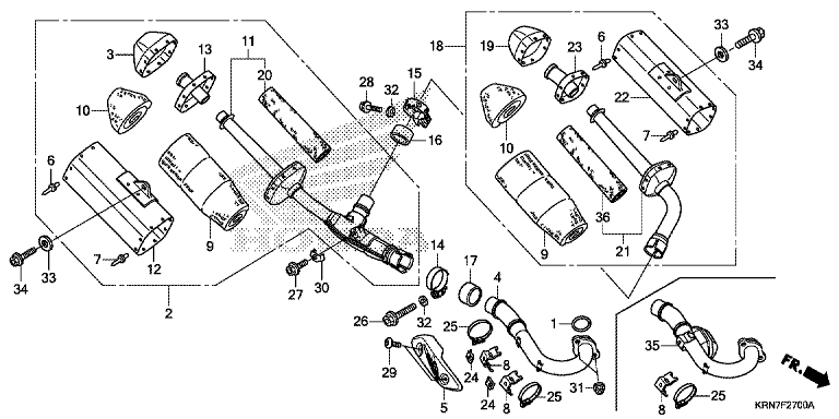 EXHAUST MUFFLER