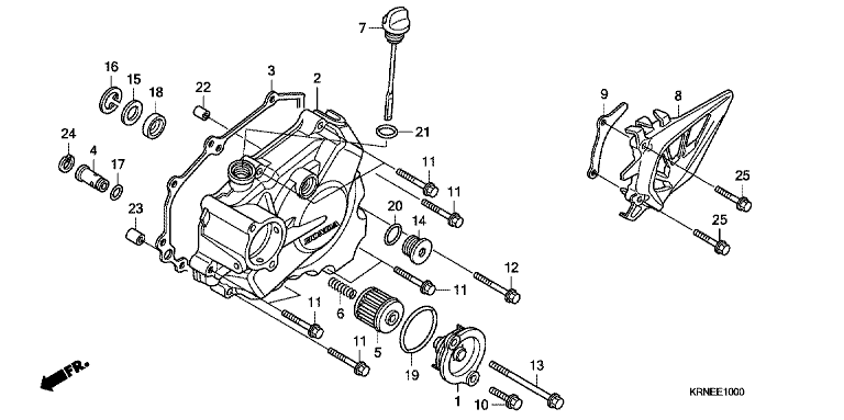 L. CRANKCASE COVER