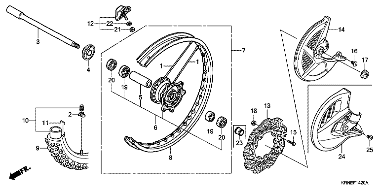 FRONT WHEEL