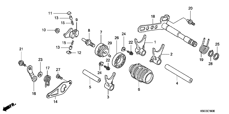 GEARSHIFT DRUM