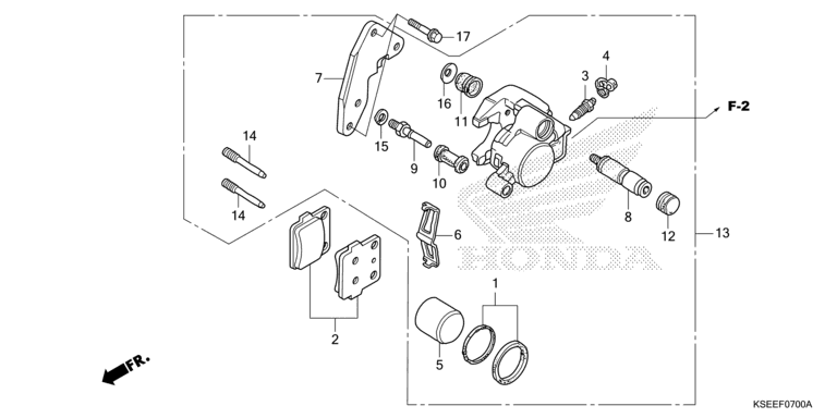 FRONT BRAKE CALIPER