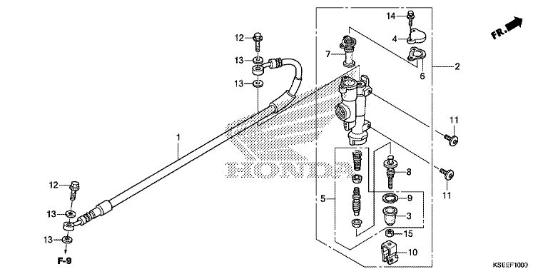 REAR BRAKE MASTER CYLINDER