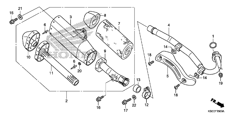 EXHAUST MUFFLER