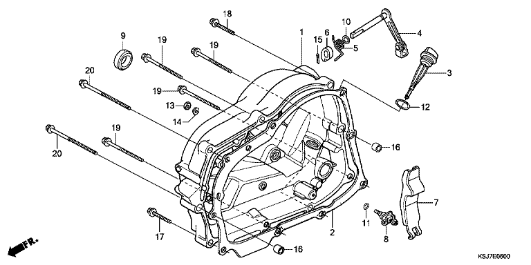 RIGHT CRANKCASE COVER