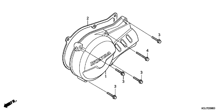 LEFT CRANKCASE COVER