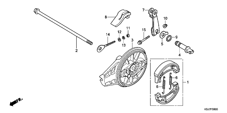 REAR BRAKE PANEL