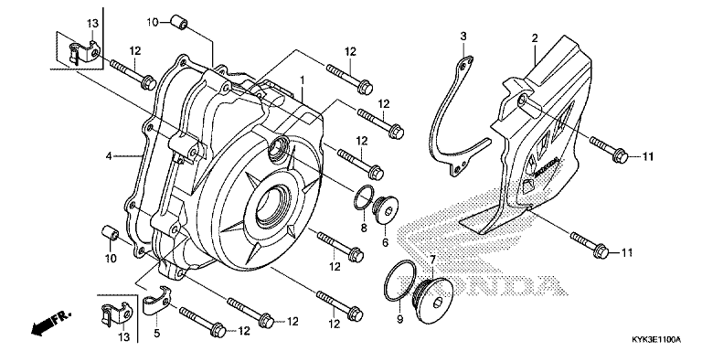 LEFT CRANKCASE COVER