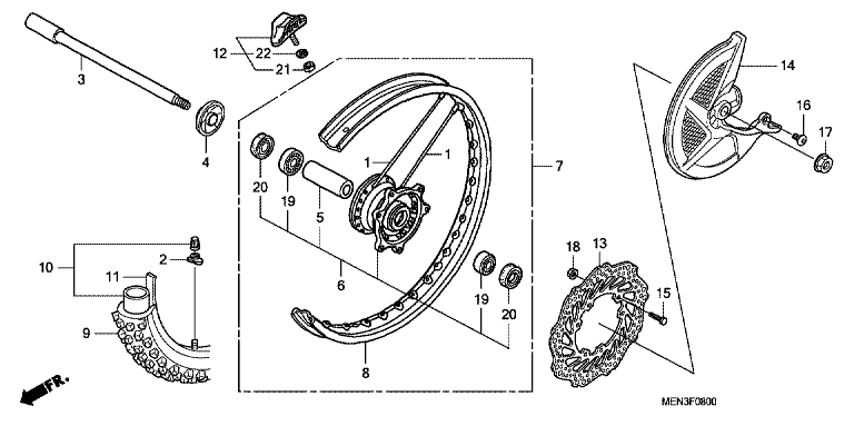 FRONT WHEEL