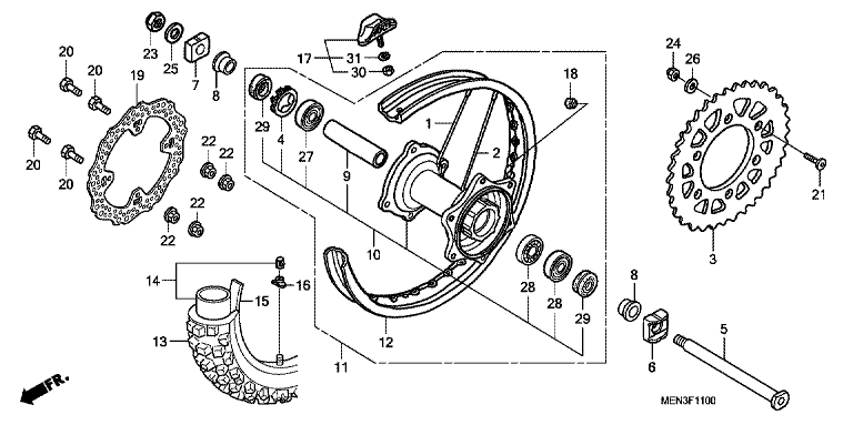 REAR WHEEL