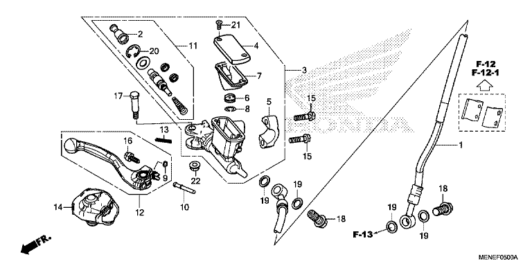 FRONT BRAKE MASTER CYLINDER