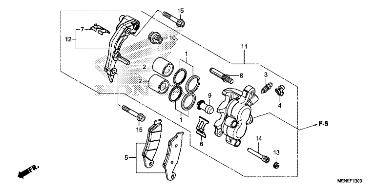 FRONT BRAKE CALIPER