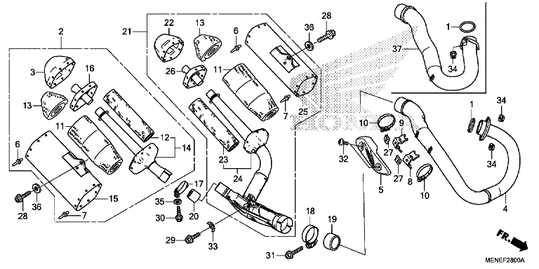 EXHAUST MUFFLER