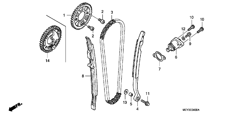 CAM CHAIN/TENSIONER