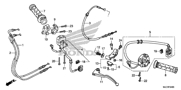 HANDLE LEVER/SWITCH/CABLE