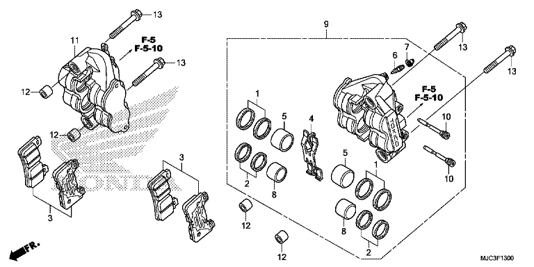 FRONT BRAKE CALIPER