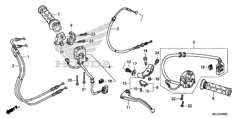 HANDLE LEVER/SWITCH/CABLE