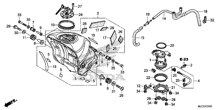 FUEL TANK/FUEL PUMP