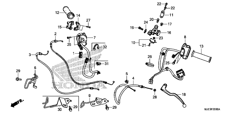 HANDLE LEVER/SWITCH/CABLE