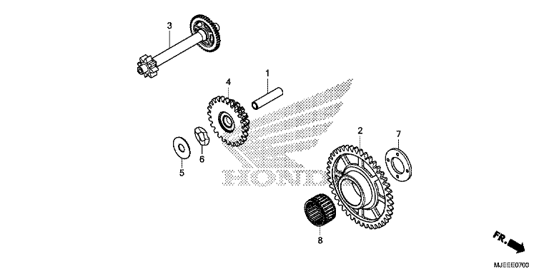 STARTING DRIVEN GEAR