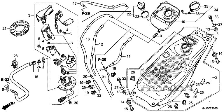 FUEL TANK/FUEL PUMP